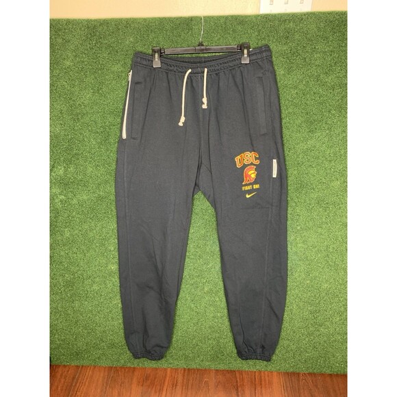USC Trojans Nike Standard Fit Athletic Pants Men's Black Joggers - Picture 1 of 11